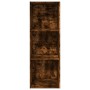 Estantería madera de ingeniería roble ahumado 40x30x114 cm de , Librerías y estanterías - Ref: Foro24-857871, Precio: 44,95 €...
