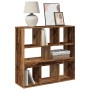 Estantería/divisor de espacios madera envejecida 100x33x94,5 cm de , Librerías y estanterías - Ref: Foro24-854479, Precio: 79...