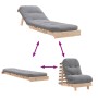 Futón sofá cama con colchón madera maciza de pino 60x206x11 cm de , Futones - Ref: Foro24-846746, Precio: 155,52 €, Descuento: %