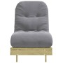 Futón sofá cama con colchón madera impregnada pino 60x206x11 cm de , Futones - Ref: Foro24-846750, Precio: 164,62 €, Descuent...