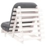 Futón sofá cama con colchón madera maciza blanco 70x206x11 cm de , Futones - Ref: Foro24-846752, Precio: 194,87 €, Descuento: %