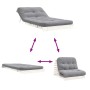 Futón sofá cama con colchón madera maciza blanco 100x206x11 cm de , Futones - Ref: Foro24-846767, Precio: 255,24 €, Descuento: %