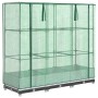 Arriate con cubierta invernadero aspecto ratán 120x40x123 cm de , Maceteros y jardineras - Ref: Foro24-4015839, Precio: 88,26...