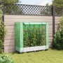 Arriate con cubierta invernadero aspecto ratán 120x40x123 cm de , Maceteros y jardineras - Ref: Foro24-4015839, Precio: 88,26...