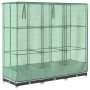 Arriate con cubierta invernadero aspecto ratán 120x40x123 cm de , Maceteros y jardineras - Ref: Foro24-4015839, Precio: 88,26...