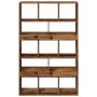 Separador de ambientes madera envejecida 100x33x156,5 cm de , Librerías y estanterías - Ref: Foro24-3309535, Precio: 160,66 €...