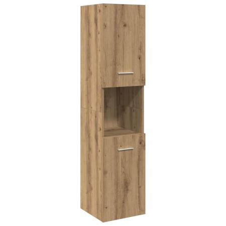 Armario pared baño madera ingeniería roble artisian 30x30x130cm de , Tocadores de baño - Ref: Foro24-856222, Precio: 76,58 €,...