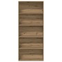 Estantería madera de ingeniería roble artisian 80x30x189 cm de , Librerías y estanterías - Ref: Foro24-3314677, Precio: 107,1...