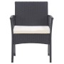 Sillones de jardín con cojines 2 unidades ratán sintético negro de , Sillas de jardín - Ref: Foro24-363406, Precio: 112,57 €,...