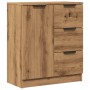Aparador de madera de ingeniería roble artisan 60x30x70 cm de , Aparadores - Ref: Foro24-856837, Precio: 106,13 €, Descuento: %
