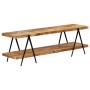 Mueble para TV de madera maciza de mango 160x40x50 cm en Muebles TV | Comprar online en Foru.es