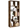 Librería divisora madera ingeniería roble ahumado 67x25x161,5cm de , Librerías y estanterías - Ref: Foro24-858079, Precio: 92...