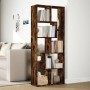 Librería divisora madera ingeniería roble ahumado 67x25x161,5cm de , Librerías y estanterías - Ref: Foro24-858079, Precio: 92...