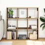 Librería divisora madera roble artisan 102x29x103,5 cm de , Librerías y estanterías - Ref: Foro24-858047, Precio: 83,16 €, De...
