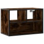 Mueble TV madera ingeniería y metal roble ahumado 60x31x39,5 cm de , Muebles TV - Ref: Foro24-848916, Precio: 33,46 €, Descue...