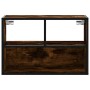Mueble TV madera ingeniería y metal roble ahumado 60x31x39,5 cm de , Muebles TV - Ref: Foro24-848916, Precio: 33,46 €, Descue...