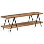 Mueble para TV de madera maciza de mango 160x40x50 cm en Muebles TV | Comprar online en Foru.es