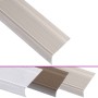 Perfiles de peldaños forma de L 5 uds aluminio champán 67 cm de , Escaleras - Ref: Foro24-146799, Precio: 31,33 €, Descuento: %