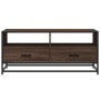Mesa de centro madera ingeniería metal roble marrón 100x50x45cm de , Mesas de centro - Ref: Foro24-848788, Precio: 103,79 €, ...