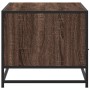 Mesa de centro madera ingeniería metal roble marrón 100x50x45cm de , Mesas de centro - Ref: Foro24-848788, Precio: 103,79 €, ...
