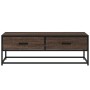 Mesa de centro madera ingeniería metal marrón 100x50x35 cm de , Mesas de centro - Ref: Foro24-848783, Precio: 70,18 €, Descue...