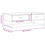 Mesa de centro madera ingeniería metal marrón 100x50x35 cm de , Mesas de centro - Ref: Foro24-848783, Precio: 70,18 €, Descue...