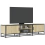 Mueble TV metal y madera ingeniería roble Sonoma 160x35x41 cm de , Muebles TV - Ref: Foro24-848845, Precio: 109,52 €, Descuen...