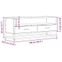Mueble TV metal y madera ingeniería marrón roble 100x34,5x40 cm de , Muebles TV - Ref: Foro24-848818, Precio: 92,25 €, Descue...