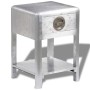 Mesita de estilo aviador con 1 cajón vintage de , Mesas auxiliares - Ref: Foro24-242115, Precio: 201,71 €, Descuento: %