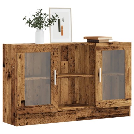Aparador de madera ingeniería envejecida negro 120x30,5x70 cm de , Aparadores - Ref: Foro24-856164, Precio: 102,77 €, Descuen...