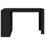 Escritorio de madera de ingeniería negro 123,5x73,5x75 cm de , Escritorios - Ref: Foro24-847983, Precio: 118,89 €, Descuento: %