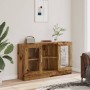 Aparador de madera ingeniería envejecida negro 120x30,5x70 cm de , Aparadores - Ref: Foro24-856164, Precio: 102,77 €, Descuen...