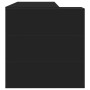 Escritorio de madera de ingeniería negro 123,5x73,5x75 cm de , Escritorios - Ref: Foro24-847983, Precio: 118,89 €, Descuento: %