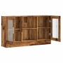Aparador de madera ingeniería envejecida negro 120x30,5x70 cm de , Aparadores - Ref: Foro24-856164, Precio: 102,77 €, Descuen...
