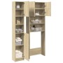 Juego de muebles de baño 2 pzas madera ingeniería roble Sonoma de , Accesorios para lavadoras y secadoras - Ref: Foro24-33249...