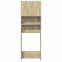 Juego de muebles de baño 2 pzas madera ingeniería roble Sonoma de , Accesorios para lavadoras y secadoras - Ref: Foro24-33249...