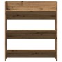 Zapatero de pared madera ingeniería roble artisan 80x18x90 cm de , Zapateros y organizadores de calzado - Ref: Foro24-856545,...