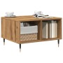 Mesa de centro madera de ingeniería roble artisan 60x50x36,5 cm de , Mesas de centro - Ref: Foro24-857337, Precio: 58,27 €, D...