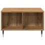 Mesa de centro madera de ingeniería roble artisan 60x50x36,5 cm de , Mesas de centro - Ref: Foro24-857337, Precio: 58,27 €, D...