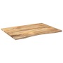 Tablero escritorio con curva madera mango rugosa 110x80x2,5 cm de , Tableros para mesas - Ref: Foro24-370206, Precio: 133,48 ...
