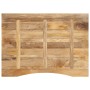 Tablero escritorio con curva madera mango rugosa 110x80x2,5 cm de , Tableros para mesas - Ref: Foro24-370206, Precio: 133,48 ...