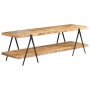 Mueble para TV de madera maciza de mango 160x40x50 cm en Muebles TV | Comprar online en Foru.es