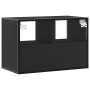Mueble de TV metal y madera de ingeniería negro 60x31x39,5 cm de , Muebles TV - Ref: Foro24-848914, Precio: 42,31 €, Descuent...