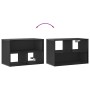 Mueble de TV metal y madera de ingeniería negro 60x31x39,5 cm de , Muebles TV - Ref: Foro24-848914, Precio: 42,31 €, Descuent...