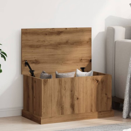 Caja de almacenaje madera ingeniería roble artisan 70x40x38 cm de , Baúles de almacenamiento - Ref: Foro24-857162, Precio: 83...