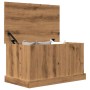 Caja de almacenaje madera ingeniería roble artisan 70x40x38 cm de , Baúles de almacenamiento - Ref: Foro24-857162, Precio: 83...
