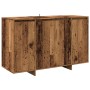 Aparador madera de ingeniería madera envejecida 120x41x75 cm de , Aparadores - Ref: Foro24-856792, Precio: 154,81 €, Descuent...