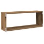 Estantes cubo de pared 6 uds madera roble artisan 60x15x23 cm de , Estantes y estanterías - Ref: Foro24-856591, Precio: 62,99...