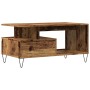 Mesa de centro madera ingeniería madera envejecida 90x49x45 cm de , Mesas de centro - Ref: Foro24-857452, Precio: 91,33 €, De...