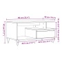 Mesa de centro madera ingeniería madera envejecida 90x49x45 cm de , Mesas de centro - Ref: Foro24-857452, Precio: 91,33 €, De...